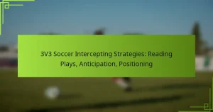 3V3 Soccer Intercepting Strategies: Reading Plays, Anticipation, Positioning