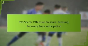 3V3 Soccer Offensive Pressure: Pressing, Recovery Runs, Anticipation